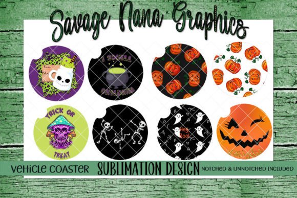 Download Halloween Car Coaster Designs - Car coaster designs Collection