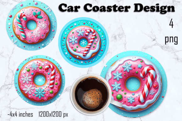 Download Christmas Cookie Car Coaster Designs - Car coaster designs Collection