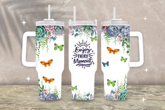 Download Text Floral 40 Oz Sublimation Tumblers - Sublimation tumblers Collection